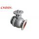 Carbon Steel Trunnion Valve CF8 Two Piece Flanged Casting Ball Valve