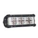 2 Rows 30V 330W Multi Color LED Light Bar Amber Three Side