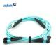 MTP-MTP OM3 /OM4 24/48 Fibers 3M PVC/LSZH Aqua Trunk cable /Hybrid Cable /Breakout Cable