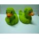 Phthalate Free Letter Printed Weighted Rubber Ducks Toy With Camouflage Design