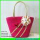 LUDA ladeis bags straw handbags with flower straw beach bag tote shouder bag