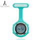 Silicone Digital Nurse Watches Fob Pocket Watches Lapel Nursing Brooch Clock