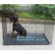 Scratch Resistant and Bite Resistant Bold Foldable Pet Wire Dog Kennels Cages, Folding Steel Dog Cages With Plastic Tray