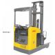Seated Type 1 Ton Electric Reach Fork Truck Counterbalanced For Warehouses