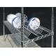 Electro - Static Discharge ESD Chrome Storage SMT Reel Shelving With Wire Mesh Structure
