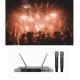 Microphone Wireless Professional System UHF Mic Automatic Frequency 80M Party Stage Church