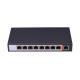 Auto Detection 8 Port Unmanaged Switch , D Link Poe Switch 8 Port