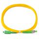 APC 9/125 SC to FC 3.0mm 3M Fiber Optic Patch Cord Low insertion loss