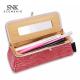 Water Repellent L18*D7*H6cm PU Cosmetic Bag With Mirror
