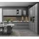 Modern Modular Kitchen cabinet in plywood with melamine finish with nuomi basket