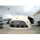 Garden Steel 11m Geodesic Dome Tent With White PVC Loof Cover
