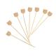 JFB Cat Wooden Decorative Bamboo Food Picks Forks For canape Fruit 100pcs/Pack