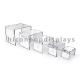 Square Clear Acrylic Display Stands , Acrylic Display Stand For Shoes