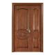 2.1m Height Pure Solid Wood Entry Doors PU Painting Wooden Entrance Door For