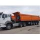 Semi Trailer Tipper Truck Trailer Rear Tipping Dump 3/4/6 Axis