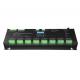 Black LED Strip Light DMX Controller , Constant Votlage RGBW DMX Controller For LED Fixture