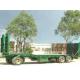 60T Cargo Semi Trailer Truck , Low Loader Semi Trailer With Air Suspension