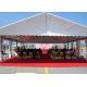 100 People PVC Aluminum Frame Structure Marquee Event Tent Fire Resistant