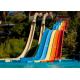 Aquatic Paradise Outdoor Big Water Slides 9 - 35 M Platform Height For Amusement Park