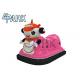 Pink Remote Control Caterpillar Kids Bumper Car For Playground
