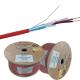2C 1.0mm2 Solid Copper Conductor Red PVC Twisted Pair Fire Alarm Cable for Commercial