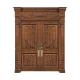 ODM Modern Entry Double Swing Wood Door HDF Interior Solid Wooden Doors