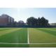 Smooth Outdoor Sports Flooring / PE Artificial Turf With Double Color