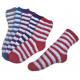 Stripe pattern ,Aloe Infused SPA Socks polyester plush therapy spa sock