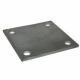 Custom Made Stainless Steel Fabrication Straight Base Plates for Your Requirements