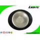 Black Cordless LED Mining Light , Mining Cap Lights For Mountian - Climbing / Hiking