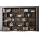 Home Study room Office Furniture American Walnut Wood Combined Bookcase with Shelves by Classic Nordic design