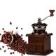 8oz Beech Vintage Hand Crank Manual Coffee Grinder For Espresso
