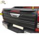 Rear Gate Cover Matte Black For Toyota Hilux Revo 2015-On Abs Big Size