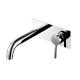 Metallic Bathroom Sink Tap Hot and Cold Copper Basin Faucet for Under Counter Washbasin