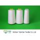 High Tenacity Bright Ring Spun Polyester Sewing Thread Yarn On Cones 20s/3 Raw White Color