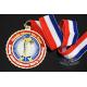 Brass Stamped Personalized Award Medals Hard Enamel Zinc Alloy For Sports