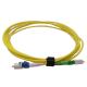 2m Single Mode Fiber Optic Cable , LC / APC - LC / UPC Digital Fiber Optic Cable