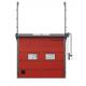 Industrial Automatic Lifting White Noise Reducing Overhead Sectional Door With Lockable Handle And Wind Resistant Design