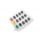 Water Chemical Resistant Custom Silicone Rubber Keypad For Outdoor And Industrial Applications