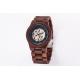 Water Resistant Wooden Mechanical Watch , Automatic Mechanical Wrist Watch
