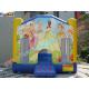 Inflatable Princess Commercial Bouncy Castles PVC Tarpaulin For Indoor