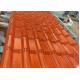 Fireproof ASA Bamboo Spanish Synthetic Roof Tile For Villa Parking Cover