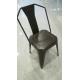 High Durability Modern Metal Dining Chairs For Bedroom / Kitchen / Living Room
