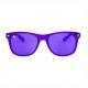 Against UVA UVB PC Frame Purple Color Therapy Eyewear For Relax