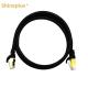 CAT8 SSTP 40Gbps RJ45 Connector Shielded Circular Network Cable Pure Copper Jumper