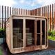 6000W Hemlock Stove Heater Cube Shape Dry Steam Sauna Outside Wooden