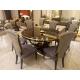 Italian Luxury Round Dining Table With Rotating Centre