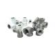 Threaded Cast Malleable Iron Pipe Fittings Square Head Code For Steam / Air