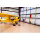 200 Km/h Wind Load Two Story Steel Structure Self Storage Airplane Hangar Construction