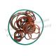 High Temperature Silicone O Rings Red Black Green Brown Color